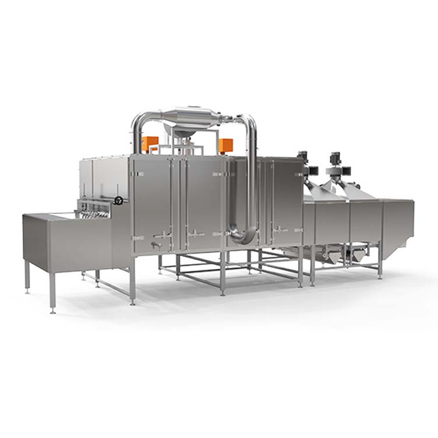 Однопроходная сушилка/Одобренная CE машина для сушки пищевых продуктов, используемая в коммерческих целях