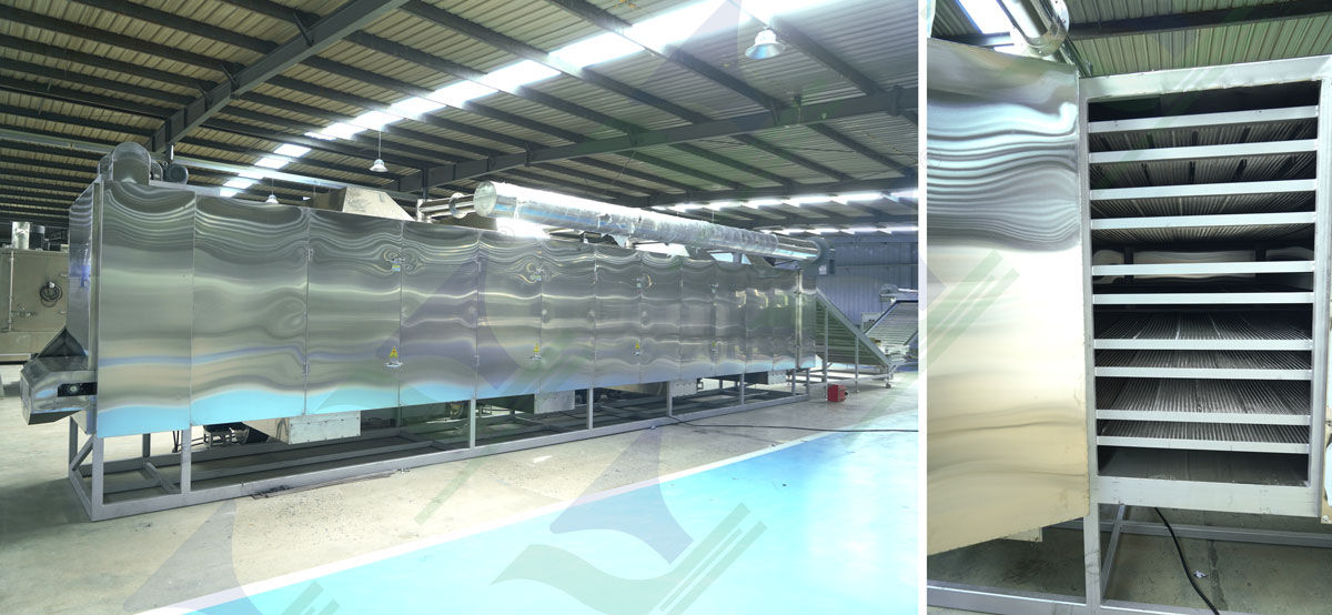 Промышленная сушилка горячим воздухом